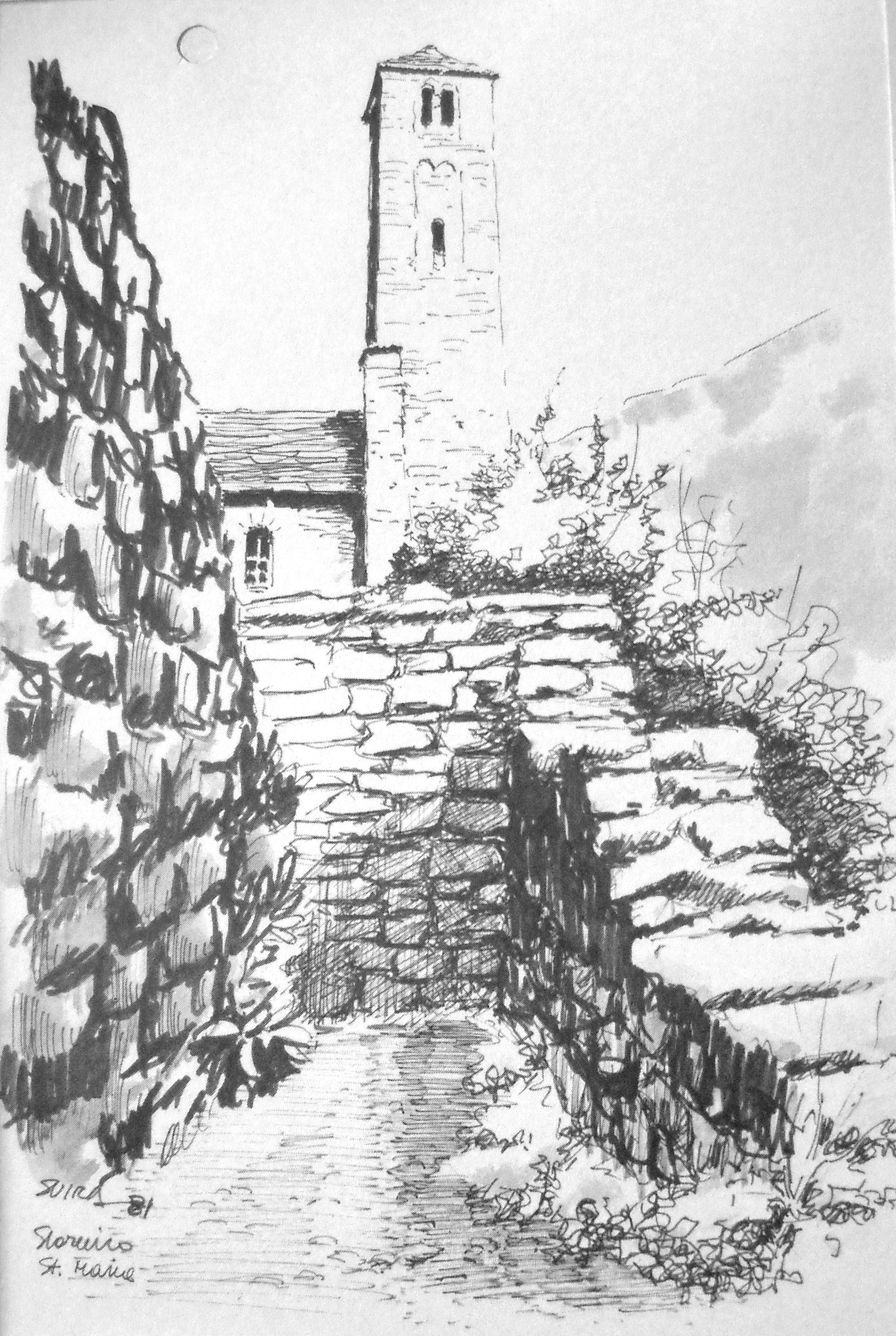 389.-1981.-Giornico chiesa S.Maria del castello